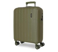 MOVOM Wood Cabin Suitcase Yellow 40 x 55 x 20 cm Hard ABS Closure TSA 37L 2.8 kg 4 Wheels Double Luggage Hand Luggage, Lemon Tree, Cabin Suitcase