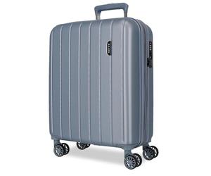 Movom Wood Grey Cabin Suitcase 40 x 55 x 20 cm Rigid ABS TSA Lock 38 Litre 3.2 kg 4 Double Wheels Hand Luggage