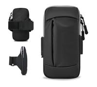MOVOYEE Phone Holder for Running Armband Cell Phone Holder for iPhone 16 16e 15 14 13 12 11 Pro Max Xs Xr X Plus Galaxy Ultra S25 Note Carrier Bag Pouch,Gym Sports Arm Bands Sleeve Fit Women Men Kids