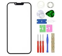 MovTEK Screen Replacement Front Glass +OCA compatible with iPhone 13 Pro Max (No Touch and LCD Display) with Repair Kit -6.7"