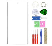 MovTEK Screen Replacement Front Glass +OCA compatible with Samsung Galaxy S22 Ultra 5G S908 Series (No Touch and LCD Display) with Repair Kit -6.8"