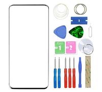 MovTEK Screen Replacement Front Glass Repair Kit Genuine for OnePlus 7 Pro/ 7T Pro (No Touch and LCD Display) with Separation Tool and 3M adhesive Black