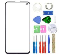 MovTEK Screen Replacement Front Glass Repair Kit Genuine for Samsung Galaxy S10e G970F (No Touch and LCD Display) (Prism Black)