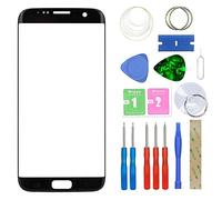 MovTEK Screen Replacement Front Glass Repair Kit Genuine for Samsung Galaxy S7 Edge G935F (No Touch and LCD Display) Black