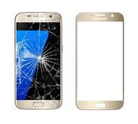 MovTEK Screen Replacement Front Glass Repair Kit Genuine for Samsung Galaxy S7 G930F (No Touch and LCD Display) Gold