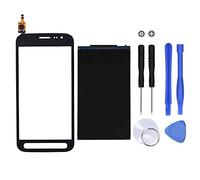 MovTEK Screen Replacement Full Assembly incl LCD Display Touch Glass Digitizer for Samsung Galaxy Xcover 4 SM-G390F with Tool Kit and 3M Adhesive Black
