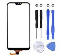 MovTEK Touch Screen Replacement Digitizer w/o LCD Display Glass for Huawei P20 Lite/Nova 3e 5.84" with Tool Kit and 3M Adhesive Black