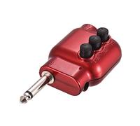 MOWEO Mini Preamplifier Preamp 6.35mm Plug with Bass Treble EQ Volume Control for Acoustic Guitar