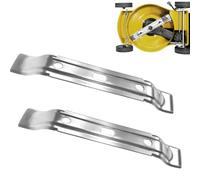 Mower Blade Replacement Blade, Pack of 2 Knife Blades Compatible with Stihl Robotic Lawnmower, 20 cm Stainless Steel Lawnmower Blades, Replacement Blade, for iMOW RMI 422, 422P, 422PC Robotic