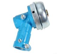Mower cutting head for grass trimmers, single ear design, stainless steel build, compatible with 26mm and 28mm shaft diameters, 7 or 9 teeth for effective yard trimming (26-7)