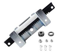 Mower Steering Rack Plate - CR12 Electro-Hydraulic Metal, Heavy Duty Gear Kit, Nut Bow Tie Sturdy Tractor Accessories, Steering Service System | Repair Maintenance, Driving Experience 10x6.5x3.8cm 762