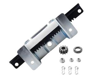 Mower Steering Rack Plate - CR12 Electro-Hydraulic Metal, Heavy Duty Gear Kit, Nut Bow Tie Sturdy Tractor Accessories, Steering Service System | Repair Maintenance, Driving Experience 10x6.5x3.8cm 762