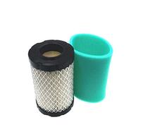 MOWFILL 796031 Air Filter Replace for BS 992376 590825 591334 594201 OEM Air Cleaner Cartridge with 797704 Pre Filter Fits Lawn Mower Air Cleaner Element