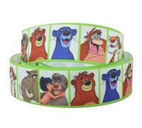 Mowgli & Baloo Jungle Book Ribbon 2m x 22mm - Gift Wrapping, Cake Decorating, Bows, Balloon Strings, Party Bags, Cards, Crafts & DIY Projects