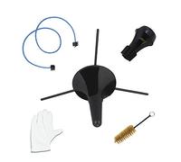 Mowind 5-in-1Trumpet Accessory Maintenance Cleaning Care Kit Set Including Trumpet Stand Valve Brush Flexible Snake Brush Mute Gloves