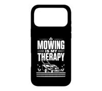 Mowing is My Therapy Mower Life Yard Works Gardening Humor Case for iPhone 17 Pro Max