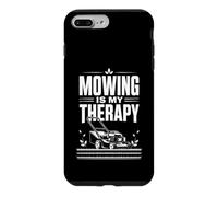 Mowing is My Therapy Mower Life Yard Works Gardening Humor Case for iPhone 7 Plus/8 Plus