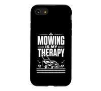 Mowing is My Therapy Mower Life Yard Works Gardening Humor Case for iPhone SE (2020) / 7/8
