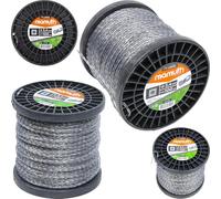 Mowing Line 100 m 2.4 mm for Brush Cutter Trimmer Line Reinforced Square Strong Mamuth
