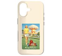 Mowing Till End 1950s Atomic Bomb Woman Cutting Lawn Grass Case for iPhone 17
