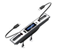 MOWLICAS 2 USB C Charging Hub For Tesla(White), 27W Retractable Fast Charger Iphone 15, Accessories Needed The Model 3/Y (2025-2021), But Not Compatible With Highland Or Juniper, Pr