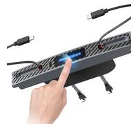 Mowlicas 2 USB-C Touch Hub for Tesla (Carbon Fiber), Retractable 27W Fast Charger for iPhone 15 is Necessary Model3/Y 2024/2023/2022/2021 Accessories but Not for M3 Highland, Gifts for Tesla Owners
