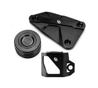 MOWOK Fit Compatible With 890 Adventure R 790 890 ADV Motorcycle Accessories Rear Front Brake Fluid Reservoir Cover Guard(3 pcs-Black)