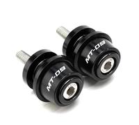 MOWOK for YAMAHA MT09 Tracer MT-09 SP 2014-2021 2022 2023 Motorcycle Accessories Swingarm Spools Sliders 6MM Swing Arm Stand Screws (Black)