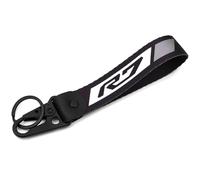 MOWOK For YAMAHA YZF R7 YZFR7 YZF-R7 Motorcycle Accessories Key Chain Keyring Keychain, Black, Normal