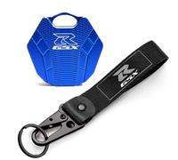 MOWOK Keychains Key Ring Fits For SUZUKI GSX-R GSXR 600 750 1000 GSX-R 1000R/X Key Shells (without key), Blue, One size
