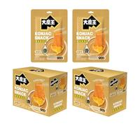 Mowon Konjac Snack Mixed Pack Vegan Strip From Liubiju Sesame Paste Refreshing Crunchy-tender Chinese Food, Halal D2M, 2 Bags(54g)+2 Boxes(360g)