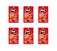 Mowon Konjac Snack, Spicy Flavor, 6 Bags (54g), Low Calorie, Low Calorie, High Fiber, Paste Refreshing Crunchy-tender Chinese Food, HALAL Certified, Healthy Alternative