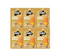 Mowon Konjac Snack Vegan Strip From Liubiju Sesame Paste Refreshing Crisp-elastic HALAL Certified Chinese Food-6x9g/Bag, 6 BAGS