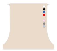 Mowxune Beige Photography Backdrop Studio Photography Film & Television Portraiture Interview Programs Product Display Home Videos Parties Exhibition Halls Wedding Backdrops 10x20FT