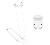 MOWYEOK Anti-loss Strap for Headphones, Compatible with Samsung Galaxy Buds 2 Pro Earphones, Soft Silicone Anti-Lost Lanyard, Suitable for Outdoor Sports, Running, Fitness - White