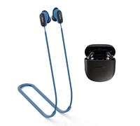 MOWYEOK Anti-lost Headphone Strap, Compatible with Bose QuietComfort Earbuds II, Soft Silicone Cord, Suitable for Outdoor Sports, Running, Fitness-Blue