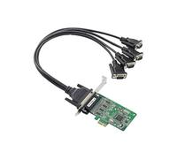 Moxa CP-104EL-A-DB9M interface cards/adapter Serial Internal - Accessory (PCIe, Serial, PCIe 1.0, RS-232, Green, PC)
