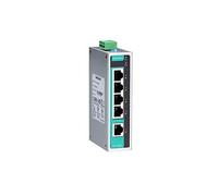 Moxa EDS-205A, 5-Port Unmanaged Ethernet Switch, Aluminium, RJ45, Compatible with Desktop, 30.0V