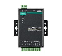 MOXA NPort 5230 2-Port Device Server, 10/100 Ethernet, RS-232 x 1, RS-422/485 x 1, Terminal Block
