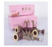 Moxa Stick Smokeless 50Pcs Mini Self-Stick Moxa Candle Tubes, Acupoint Moxibustion Stickers for Massage