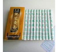 Moxa Stick Smokeless,Moxa Rolls 10Pcs Traditional Moxibustion Rolls/Sticks, Black Moxa Roller for Acupuncture & Massage