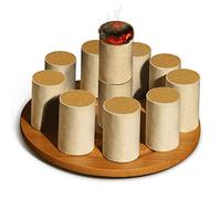 Moxa Stick Smokeless,Moxa Rolls 49pcs Moxa Cone Smokeless Pure Rolls Stick for Acupuncture Heating Massage Moxibustion Therapy