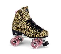 Moxi Quad Roller Skates - Jungle Pink/Leopard Print (US 5 / UK 3.5-4)