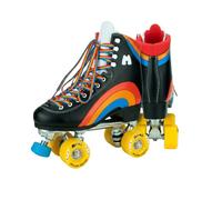 Moxi Rainbow Rider Beginner Quad Roller Skates - Recreational Outdoor High Top Roller Skates in Multiple Colours for All Ages