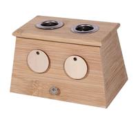 Moxibustion Box - Care Moxibustion Device, Breastfeeding Moxibustion Tool, Moxa Stick Holder with 2 Holes, Moxa Stick Burner, Stand Box for Moxa Rolls, Vessel Tools for Personal Care