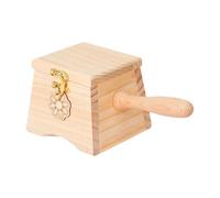 Zialofi Moxibustion Box Portable Moxibustion Treatment Tool Gifts Acupuncturist Wood Ergonomic Moxibustion Burner Holder, 1 Hole
