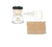 Moxibustion Sticks Low Smoke Home 54Pcs Traditional Smokeless Moxibustion Sticks & Copper Cupping Cans Set(A1)