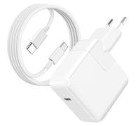Moxie USB C Mains Charger for MacBook Fast Charge 30W Cable 1.7m, White