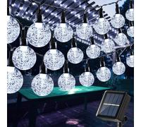 Moxled Solar Garden Lights Outdoor, 56ft/17M 100 LED String