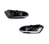 MOXSQFT Car Head Lights Compatible With For Polo 2019 2020 2021 2022 2023 Headlight Light Assemblies Auto Fog DRL Brake Turn Signal Lamp Parts